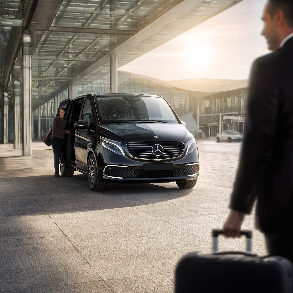 Mercedes EQV taxi busje voor groepsvervoer Nederland